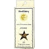 Jasmine Incense Cones - 20 ct,(Pondicherry Natural Incense)