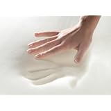 Twin Size 2 Inch Thick, 5 pound Density Visco Elastic Memory Foam Mattress Pad Bed Topper Made in the USA