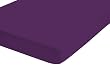 Castell 77113/353/087 Jersey-Stretch Spannbetttuch / 180 x 200 cm - 200 x 200 cm / Farbe: dunkelviolett