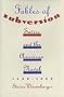 Fables of Subversion: Satire and the American Novel