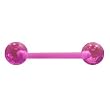 UV Pink Color Barbell Sold as a Pair