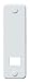 Produkt-Bild: Schellenberg 53803 Abdeckplatte Softline Lochabstand 16.0 cm, wei&szlig;