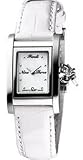 Fendi Stainless Steel White Leather Strap Ladies Watch with Charm 711244 on sale