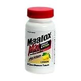 Maalox Max Maximum Strength Antacid & Antigas Quick Dissolve Tablets, Lemon - 35 Ea