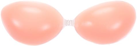 Decently Women's Ultimate Silicone Strapless Backless Invisible Bra Nude A