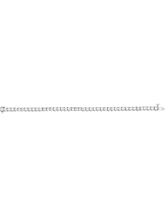 7.25" .50ctw Diamond Rhodium Plated Polished Tennis Bracelet Bracelet w/ Box Lock 925 Sterling Silver