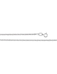 1.25 mm Sparkle Singapore Chain 14K White 7 Inch Ch617