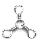 3 Way Swivel Black 12 per pk Size 1 - Eagle Claw Tackle 01252-001, Fishing Terminal Tackle