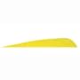 Gateway Feathers 4" R/w Parabolic Feathers - Yellow - 100Pk