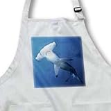 Scalloped Hammerhead Shark.(Sphyrna lewini).Galapagos Islands - Medium Length Apron With Pouch Pockets 22w X 24l