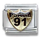 Clearly Charming Psalm 91, Christian, Religious Theme Italian Charm
