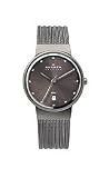 Skagen Steel Mesh Brushed Grey Dial Women's watch #355SMM1