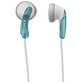 Sony MDRE10LP Earbud Headphones - White/blue