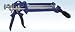 Wellmade Tool 3338 Dual Cartridge Caulking Gun - Hand Operated - 300 ml capacity