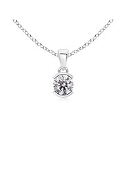 0.55 carats Round Diamond Solitaire Pendant