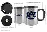 Auburn Tigers 13 oz. Stainless Steel Coffee Mug ( Set of Two ) - B0002BTYQI