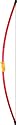 Archery Bow and Arrows - 44" Hawk bow with 2 Arrows and more