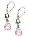 Anatoli Strawberry Topaz Teardrop Earrings