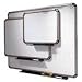 Quartet Euro Prestige Total Erase Dry-Erase Board, 3 x 2 Feet, Aluminum/Titanium Finish Frame (TE563T)