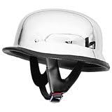 German Helmets DOT Teutonic Motorcycle Helmet 115Chrome