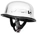 German Helmets - DOT German Motorcycle Helmet 115 Chrome