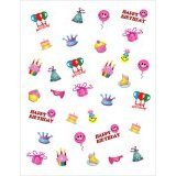 Joby Birthday Nail Sticker- NA09-31