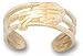 Buffalo Bills Solid 10K Gold Buffalo Toe Ring