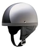 Vintage Helmets - HCI Vintage/Retro Style Motorcycle Helmet DOT 50 Silver Matt