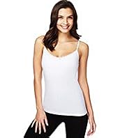 Secret Support™ Modal Rich Lace Trim Vest
