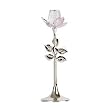 Shannon Crystal by Godinger Faceted Rose Crystal Sculpure