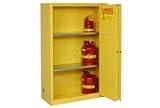 Flammable Cabinet With Self Close Bi-Fold Door 45 Gallon