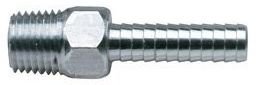 Moeller Marine Aluminum Fuel Line Hose Barb (3/8
