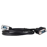 5 feet 15-pin VGA M to M Video Cable Black Cable Blue Connectors