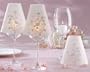 Cherry Blossoms Vellum Wine Glass Shade