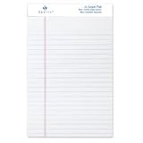 Pad,Micro-Perforated,Jr. Legal Rld,50 Sh,5"x8",12/DZ,White (SPRW2058).