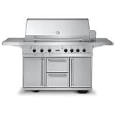 Viking 53 in Grill and 2 Drawer, 2 Door Cart w/ three grill areas and double side burners - VGBQ532-