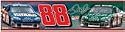Dale Earnhardt Jr #88 Combo AMP/Guard Bumper Sticker