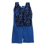 Water Playsuit Boys Blue flames size XS