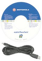 Motorola L6 Cell Phone USB Data Cable and Software Kit