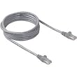 Belkin A3L791-S 50-Foot RJ45 CAT 5e Snagless Molded Patch Cable (Gray)