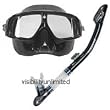 Aqua Sphere Sphera Swim Mask & Oceanic Ultra Dry Snorkel - BK