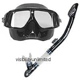 Aqua Sphere Sphera Swim Mask & Oceanic Ultra Dry Snorkel - BK