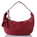 Elliott Lucca Genuine Woven Leather and Tassel St. Bart's Hobo