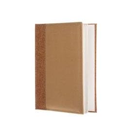 Dennis Daniels L1 Havana Style Bound Album, Embossed Spine on Woven Cloth Cover, Holds 300 4x6 Photographs 3-up, Color: Cognac.