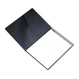 Value Vinyl Series Pad Holder, Letter Size Pad, Black Vinyl SAM70410