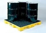 Eagle Four Drum 90 Gallon Polyethylene Control Pallet Unit - Eagle Four Drum 90 Gallon Polyethylene Control Pallet Unit With Grating - 1640