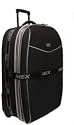 XXL - Trolley-Koffer 85cm, 130/170 Liter, Dehnfalte * SCHWARZ *