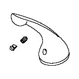 Buy Delta Faucet RP28898 Single Lever Handle Kit with Button and Set Screw, Chrome by DELTA FAUCET
