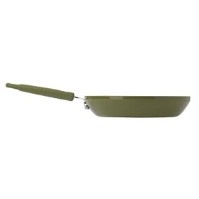 Prestige Country Kitchen French Skillet Frying Pan, Olive, 30 cm