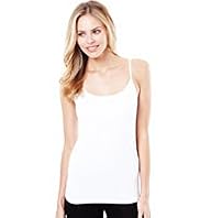 Fairtrade Cotton Rich Strappy Vest with Stay New™